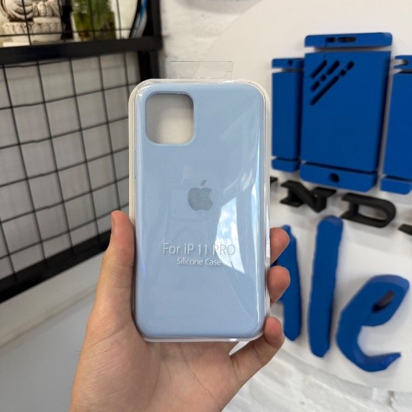 Producto - Silicone Case Celeste Pastel - iPhone 11 Pro