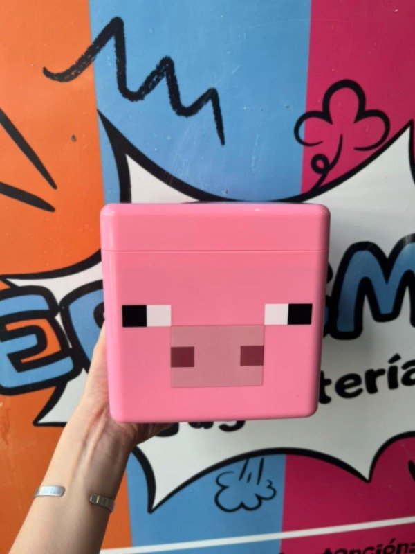 Producto - Cubos Magnéticos Minecraft x300 en caja con diseño: Chancho