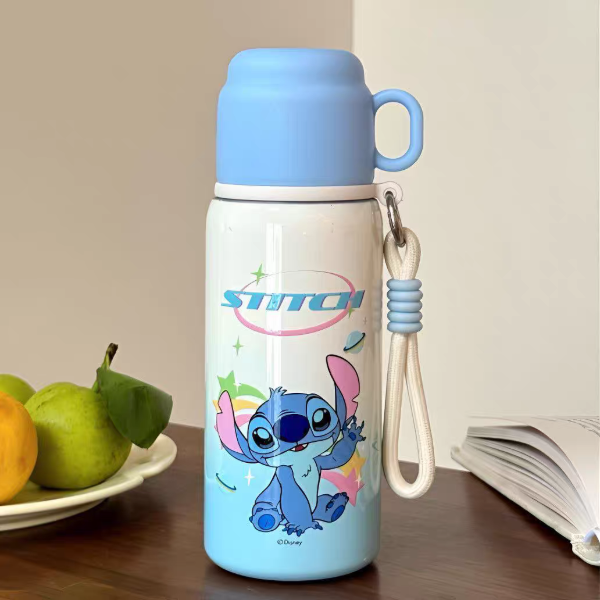 Producto - Botella termo y taza stitch