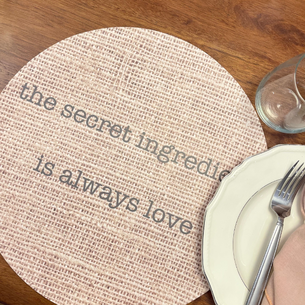 Producto - Individual Rustic Love