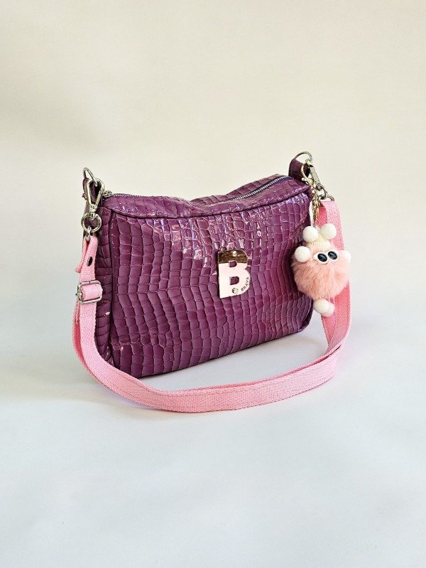 Producto - Bandolera Baguette violeta