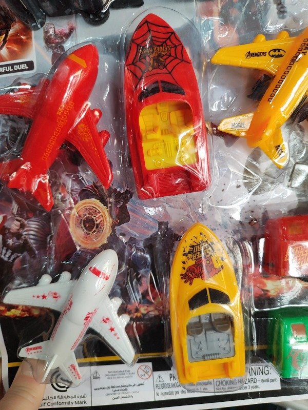 Producto - Set Vehiculos Autos Superhéroes Avengers x 12 - 1