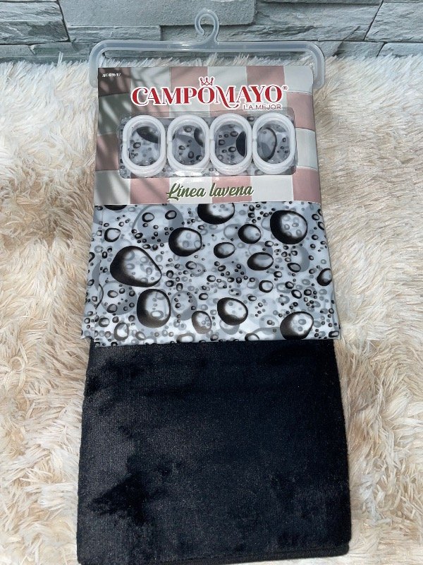 Producto - Set de cortina y alfombra levena - 0