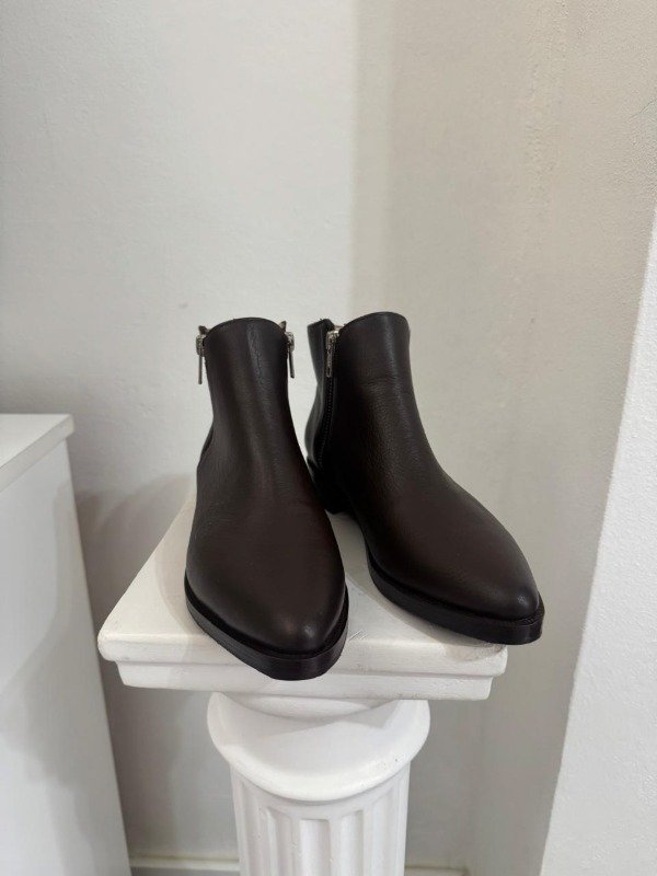 Producto - BOTINETAS BONO TODO CUERO CHOCOLATE