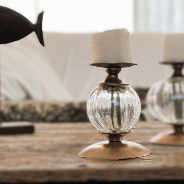 Producto - Candelabro Bocha Vidrio
