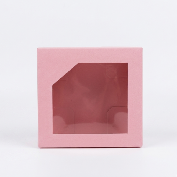 Producto - Mini caja con visor rosa