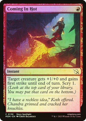 Producto - Coming In Hot Foil  March of the Machine