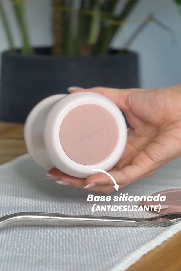 Producto - MATE MATEANDO FLOW DE ACERO TERMICO 236 ML CON TAPA ANTIDERRAME ROSA - 4