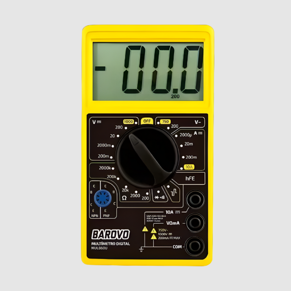 Producto - Tester Digital Multímetro MUL860U Visor Amplio Onda Cuadrada