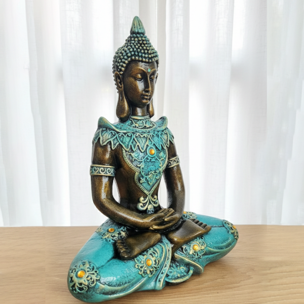 Producto - Buda de la Paz y la Serenidad Interior verde agua