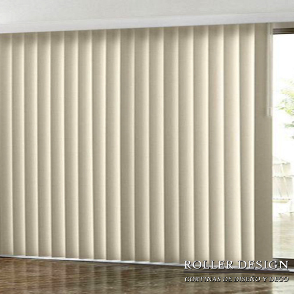 Producto - Cortina blackout de bandas verticales (Natural)