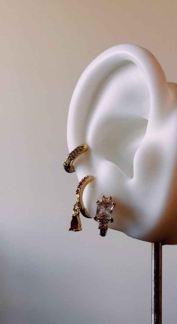 Producto - Argollas cuadrado gold