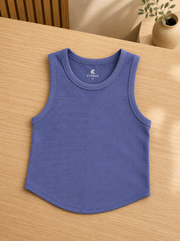 Producto - Top Largo Azul