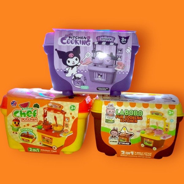 Producto - Set cocina Kuromi, Labubu, Pollito