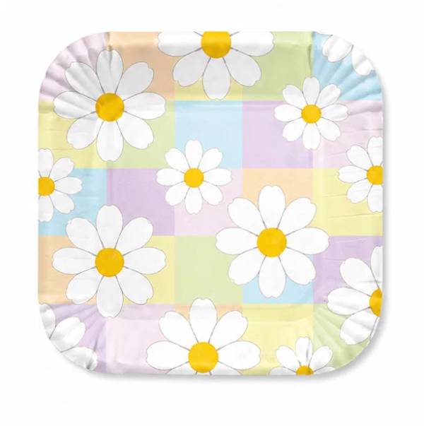 Producto - Plato polipapel FLORES