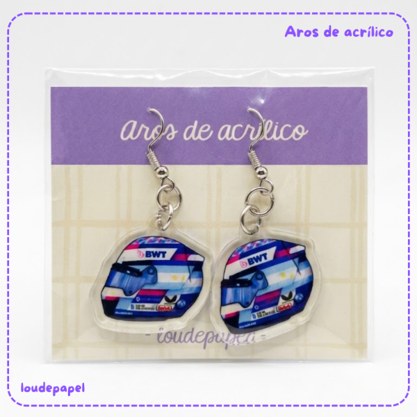 Producto - Franco Colapinto - Aros de acrílico