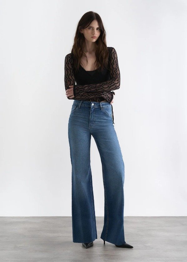 Producto - JEAN FLARE AUSTIN RALPH AZUL - 3