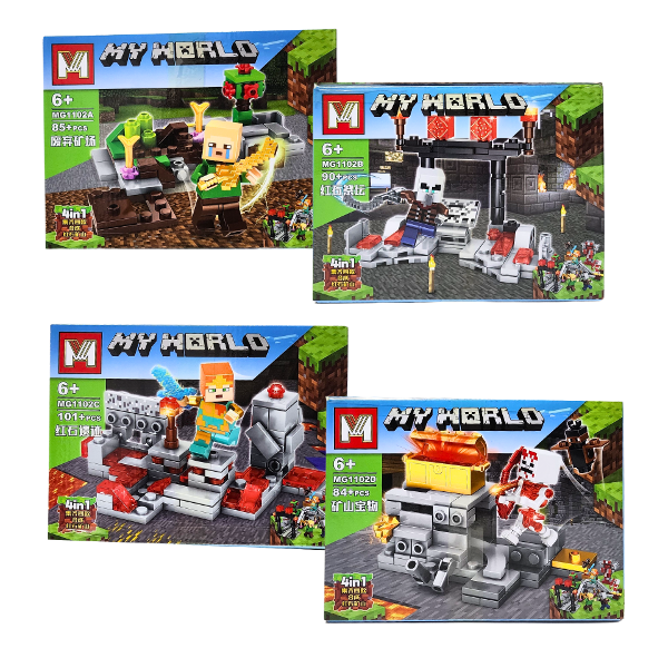 Producto - Lego MINECRAFT (#MG1102) x4u.