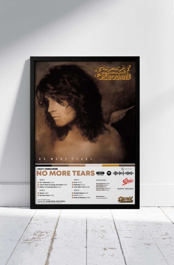 Producto - Cuadro OZZY ORBOURNE No more Tears