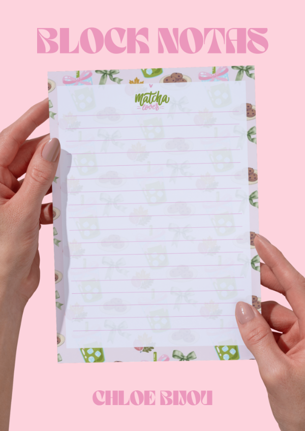 Producto - Block notas A5 Matcha - 0
