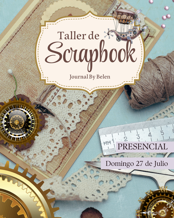 Producto - TALLER SCRAPBOOK - Domingo 27 de Julio