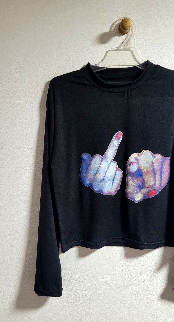 Producto - Manga larga medio cuello Fuck You - 1