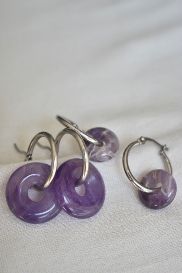 Producto - Aros Donna Amatista