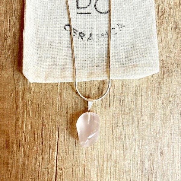 Producto - Collar Cuarzo Rosa
