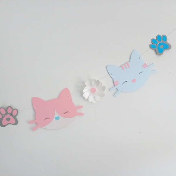 Producto - Guirnalda nombre tipográfica Gatitos