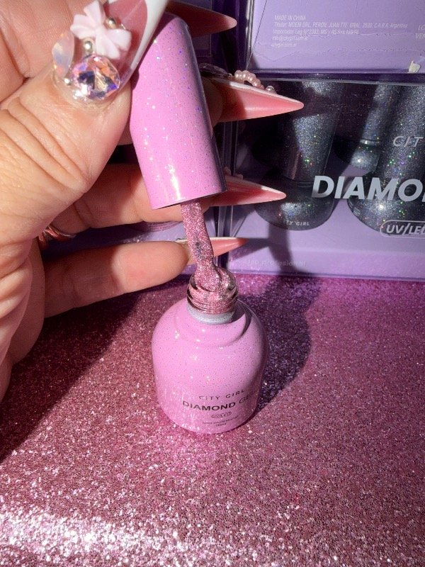 Producto - Esmalte city girl diamond reflectivo N24