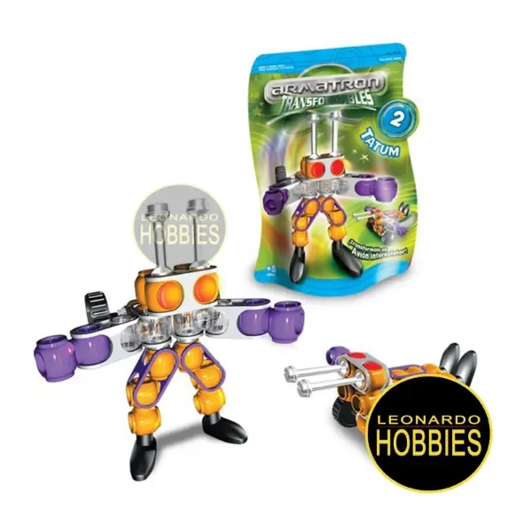 Producto - Tatum Armatron Transformable  2 Doypack 33 Piezas 0754