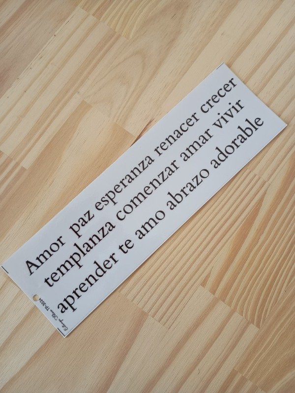 Producto - Transfer UV 8x28cm TP3034