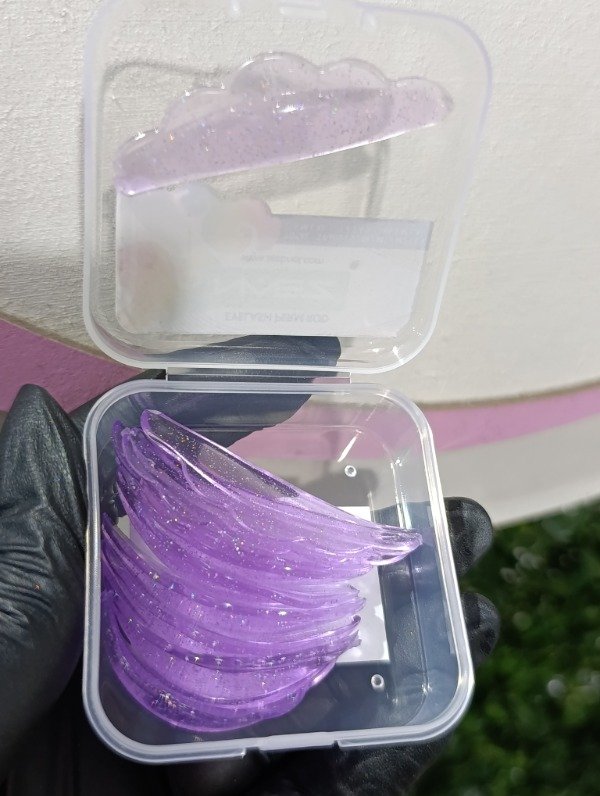 Producto - Bigudies para lifting lila con glitter