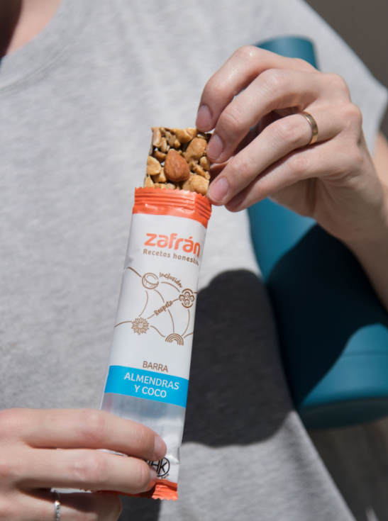 Producto - Barrita de cereal zafran Almendras y coco - 1