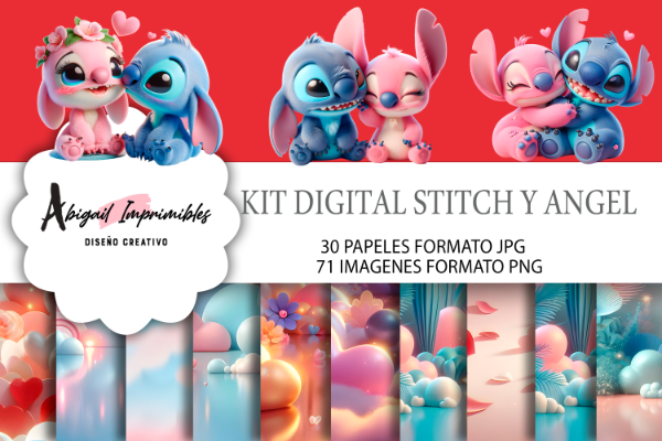 Producto - KIT DIGITAL STITCH Y ANGEL