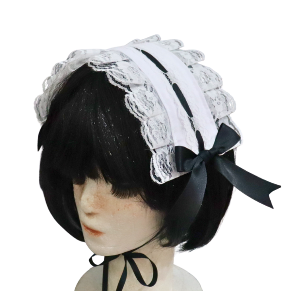 Producto - Headdress Marie-Anne (base blanca con negro)
