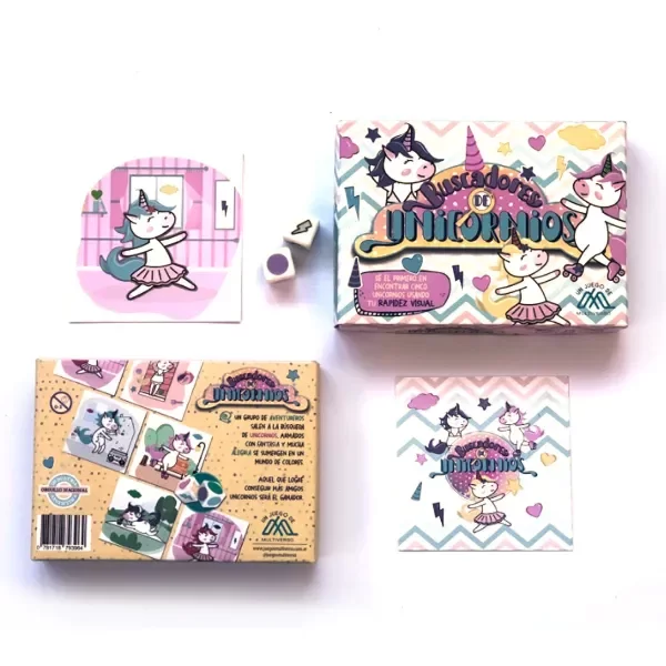 Producto - BUSCADORES DE UNICORNIOS - JUEGO DE RAPIDEZ VISUAL