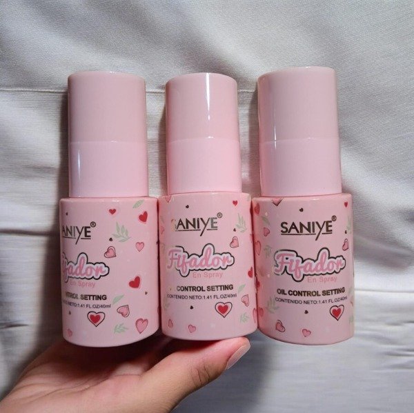 Producto - Fijador en spray SANIYE