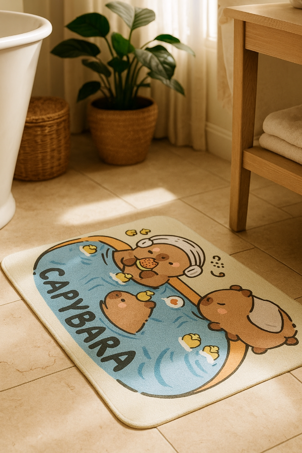 Producto - Alfombra rectangular capibara