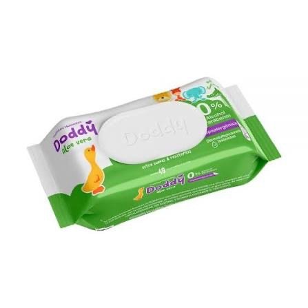 Producto - Toallitas doddy aloe vera x48 con tapa