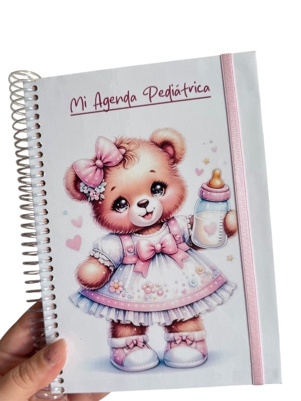 Producto - Agenda pediátrica osita con mamadera