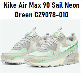 Producto - Nike Air Max 90 Sail Neon Green CZ9078-010