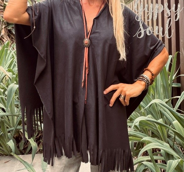 Producto - Poncho multiuso negro