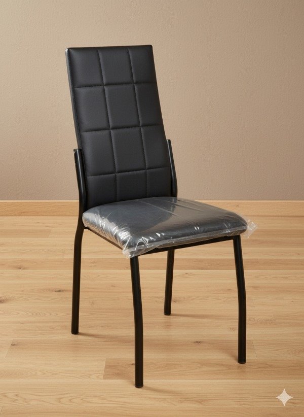 Producto - Silla Sevilla TAPIZADO PREMIUM y caño pintado (puede ser: negro/aluminio/blanco)