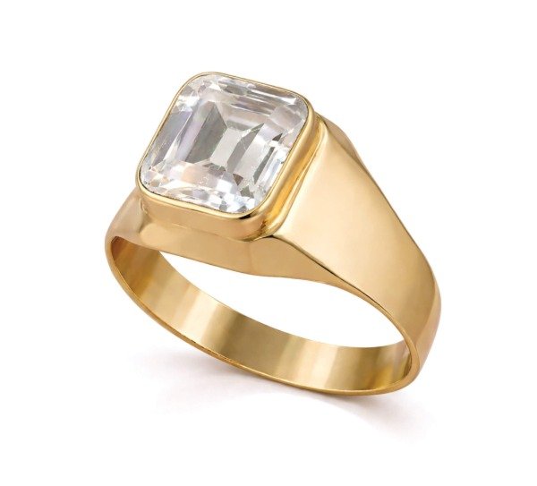 Producto - Anillo Sello Hombre Oro 18 kts. (Cod.AU-013)