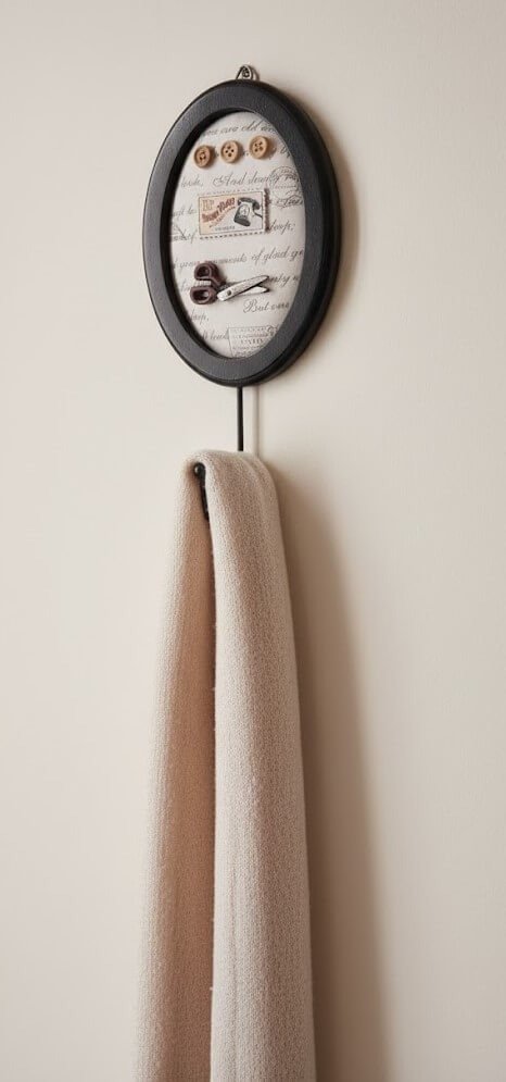 Producto - Perchero De Pared De Madera y Metal Alto 26 cm (8027)