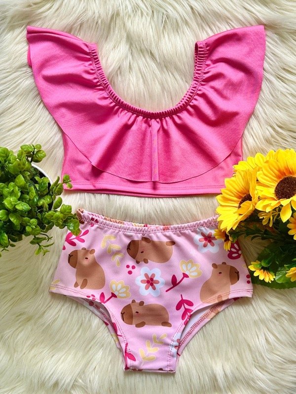 Producto - SHOULDERS KIDS ROSA CHICLE CAPIBARA