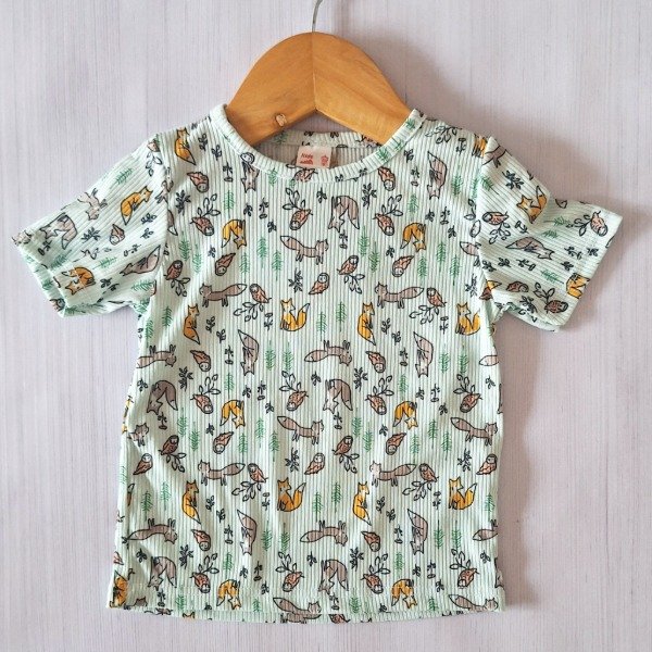 Producto - Remera Morley Verde Animalitos