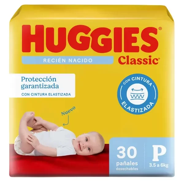 Producto - HUGGIES CLASSIC P X30
