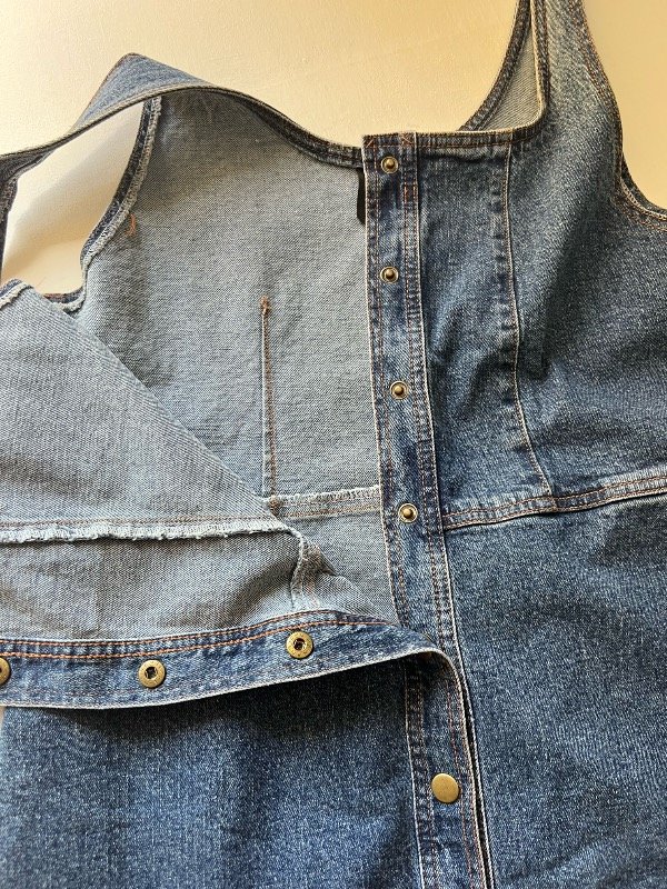 Vestido jumper denim — imagen 4